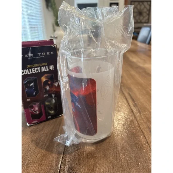 2008 Burger King Star Trek Paramount Pictures = Uhura Collectible Glass In Box - Picture 8 of 8